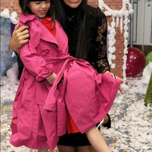 Lanvin Petite  Pink trench, size 8